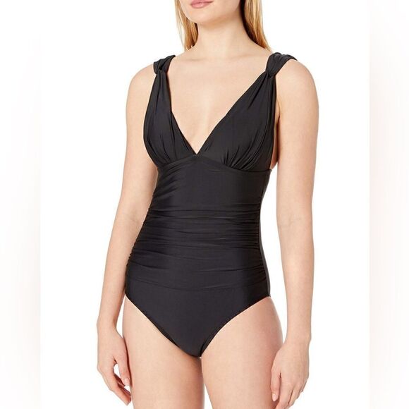 NWT Coastal Blue One Piece Swimsuit in Green - Picture 1 of 13